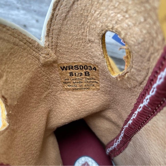 NWT TWISTED X Ruff Stock Leather Cowgirl Boots / Ws-Sz 8.5 - Picture 7 of 9